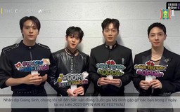 Sao Hàn tham gia K-pop Open Air gửi lời chào fan Việt