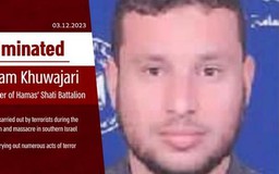 Israel tuyên bố tiêu diệt thêm một chỉ huy của Hamas