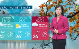 Dự báo thời tiết | 31/12/2023
