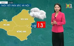 Dự báo thời tiết chiều và tối | 25/01/2024