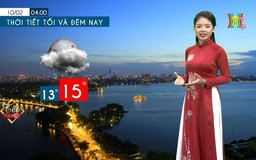 Dự báo thời tiết chiều và tối | 09/02/2024