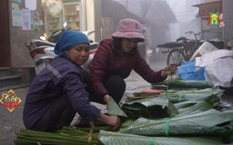 Đường làng sáng 30 Tết