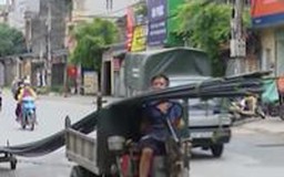 Hiểm hoạ khôn lường từ xe ba bánh tự chế