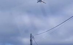 Khoảnh khắc máy bay vận tải quân sự Il-76 của Nga rơi gần Moscow