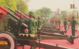 Dàn pháo lễ sẵn sàng chào mừng 70 năm Ngày Chiến thắng