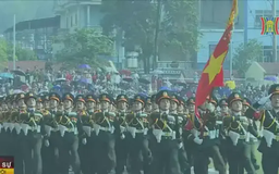 Hợp luyện toàn khối lễ kỷ niệm Chiến thắng Điện Biên Phủ