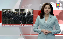 Biểu tình ủng hộ Palestine rung chuyển các trường Đại học Mỹ| Nhìn ra thế giới | 03/05/2024
