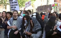 Biểu tình ủng hộ Palestine rung chuyển các trường đại học Mỹ