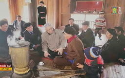Đồng bào xã Kim Bình với Tổng Bí thư Nguyễn Phú Trọng