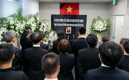 Lễ viếng Tổng Bí thư Nguyễn Phú Trọng tại Fukuoka Nhật Bản