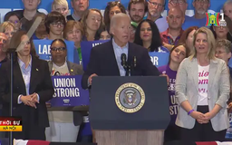 Tổng thống Biden lần đầu vận động tranh cử cùng bà Harris