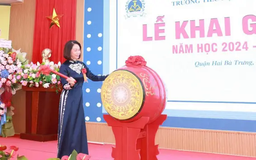Trường Tiểu học Võ Thị Sáu khai giảng năm học mới