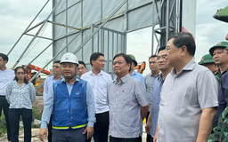 Bộ trưởng Bộ Nông nghiệp kiểm tra ứng phó bão số 3