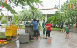 Người dân chung tay khắc phục hậu quả sau bão