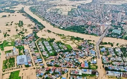 Lũ dâng cao, thành phố Thái Nguyên ngập sâu