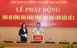 Hà Nội phát động ủng hộ người dân vùng bão lũ