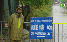 Cấm lưu thông qua nhiều cầu, đường do ngập nước