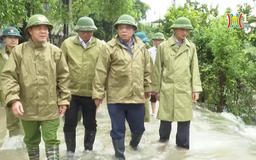 Giám đốc CATP kiểm tra công tác chống lũ tại Mỹ Đức