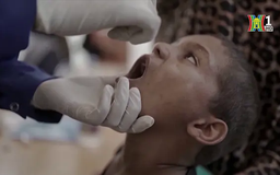 90% trẻ em Gaza được uống vaccine bại liệt đợt đầu