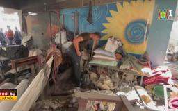 Israel không kích trường học ở Gaza, 22 người thiệt mạng