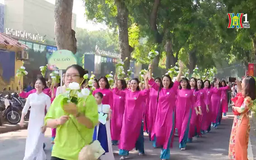 Vẻ đẹp Hà Nội qua lễ hội Áo dài Du lịch 2024