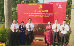 Gắn biển công trình chào mừng Ngày Giải phóng Thủ đô