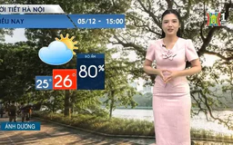 Dự báo thời tiết chiều | 05/12/2024