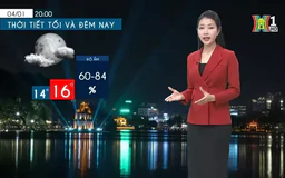 Dự báo thời tiết tối | 04/01/2025