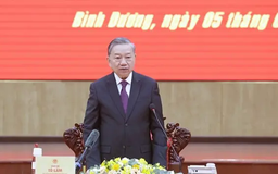 Tổng Bí thư làm việc với Bộ Chỉ huy quân sự tỉnh Bình Dương