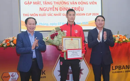 Đình Triệu được thưởng nhiều nhất đội tuyển Việt Nam