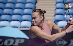 Aryna Sabalenka chuẩn bị cho giải GrandSlam đầu tiên trong năm