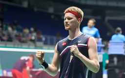 Ander Antonsen vào tứ kết Giải cầu lông Malaysia mở rộng