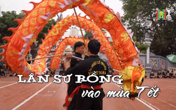 Lân sư rồng vào mùa Tết | Nhịp sống Hà Nội | 11/01/2025