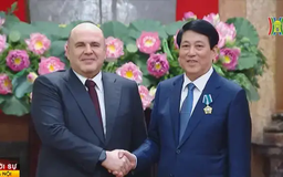 Thủ tướng Liên bang Nga hội kiến Chủ tịch nước Lương Cường