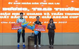 Thêm hai cầu thủ đội tuyển Việt Nam được thưởng lớn