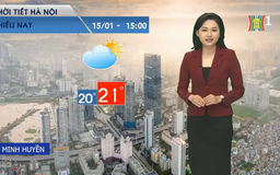 Dự báo thời tiết chiều | 1̀̀5/01/2025