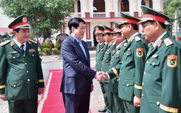 Chủ tịch nước chúc Tết cán bộ, chiến sĩ Quân khu 9