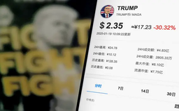 Đồng tiền ảo của ông Trump tăng giá 19000%