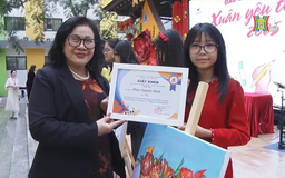 Học trò Hà Nội vẽ tranh gây quỹ tặng bạn vùng cao