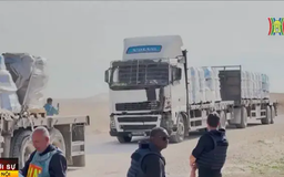 Đoàn xe cứu trợ vào Gaza sau lệnh ngừng bắn