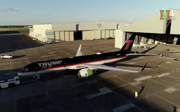 Chuyên cơ Boeing 757 mạ vàng của Tổng thống Trump