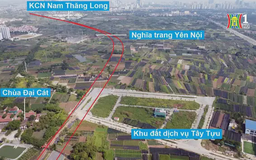 Bắc Từ Liêm xây dựng hạ tầng khu đất dịch vụ 9ha