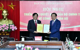 Ông Bùi Văn Nghiêm giữ chức Phó Trưởng Ban Nội chính Trung ương