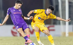 Vòng 11 V-League: SLNA chiến thắng 'nghẹt thở' trước Bình Dương