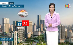 Dự báo thời tiết tối | 24/01/2025