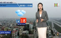Dự báo thời tiết chiều | 03/02/2025