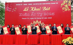 Huyện Thanh Trì khai bút đầu Xuân Ất Tỵ 2025
