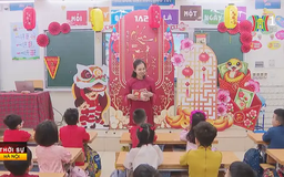 Sôi nổi hoạt động đón học sinh trở lại trường sau Tết