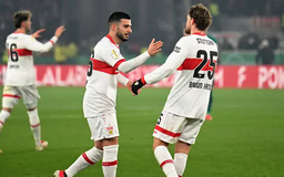 Stuttgart vượt qua Augsburg ở tứ kết Cúp quốc gia Đức