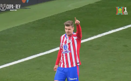 Atletico Madrid giành vé đầu tiên vào bán kết Cúp Nhà Vua